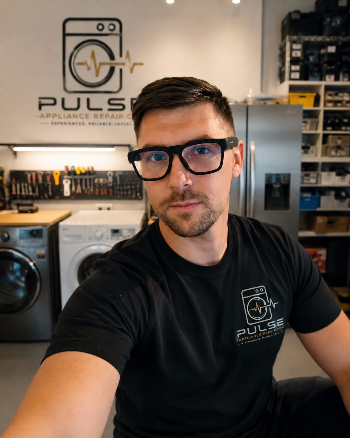 Pulse Appliance Repair technician in the company workshop